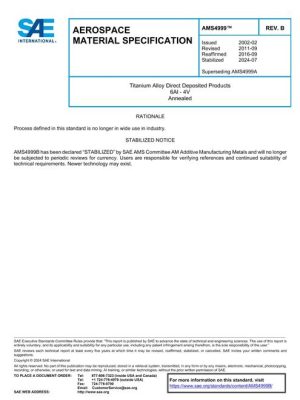 SAE AMS4999B